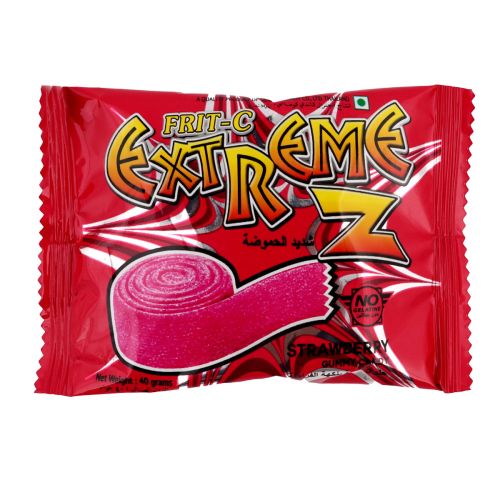 Extreme Z Strawberry Gummy Candy 40g