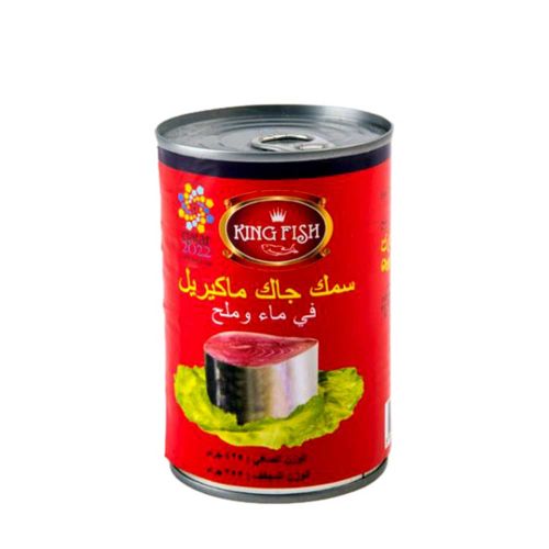 King Fish Jack Mackerel In Water & Salt 425g