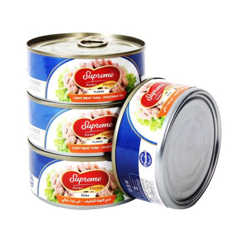 Supreme Light Meat Tuna Flakes 4x160g