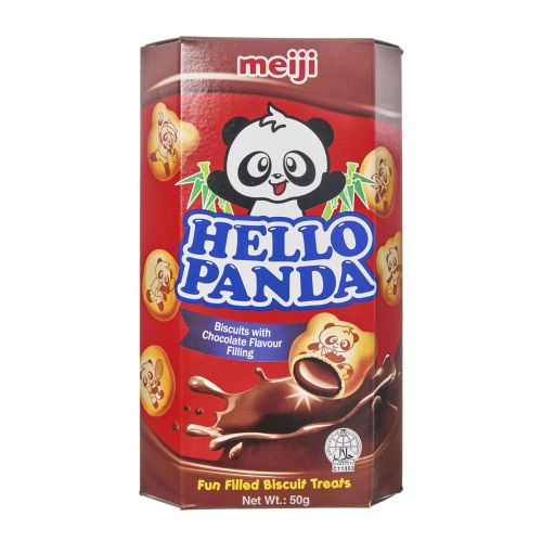 Meiji Hello Panda Chocolate Cream Fiiled Cookies 50g