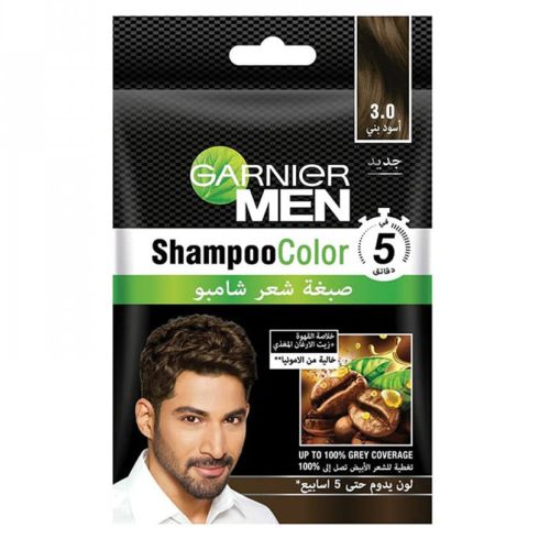 Garnier Men Shampoo Color 3.0 Black Brown