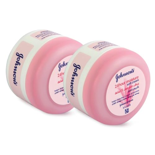 Johnsons 24 Hour Soft Moisture Cream 2x200g