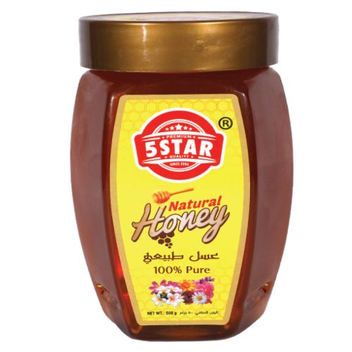 5 Star Natural Honey 1kg