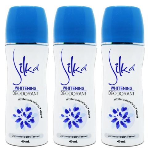 Silka Whitening Deodorant 3x40ml