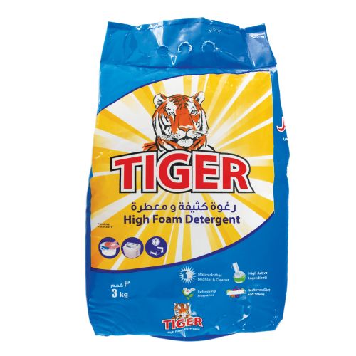 Tiger High Foam Detergent 3Kg