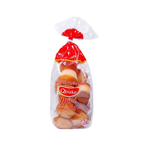 Qbake Mini Vanilla Muffins 195g