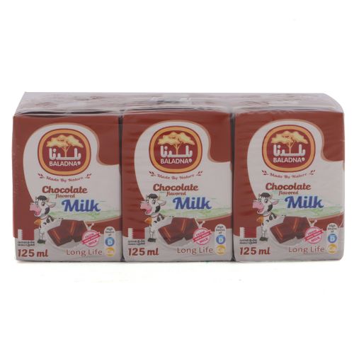 Baladna Chocolate Flavoured Milk 6x125ml