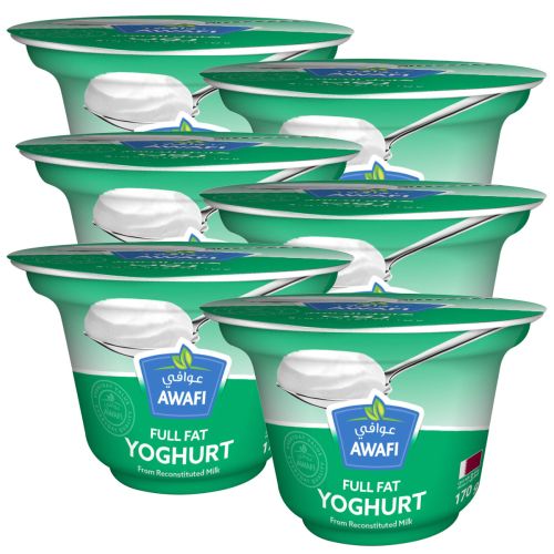 Awafi Yoghurt Full Fat 6x170g