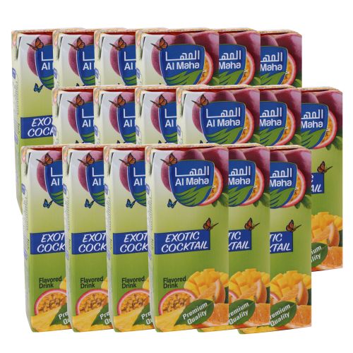 Al Maha Exotic Cocktail Drink 18X200ml